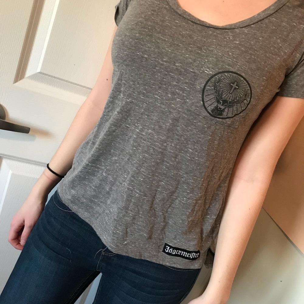 Jagermeister Gray T-Shirt NWOT